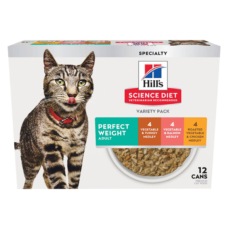 Science Diet, Perfect Weight Variety Pack - Cat Wet Food image number null