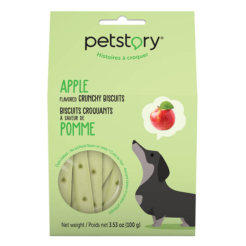 Crunchy Biscuits - Apple - 100 g image number null