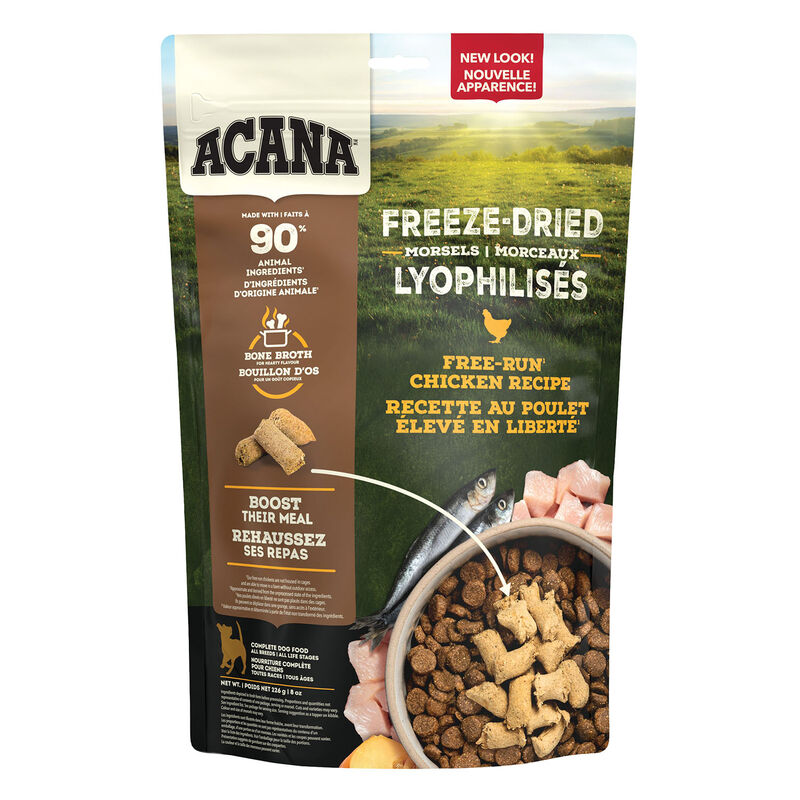 Acana, Adult - FD Morsels - Free Run Chicken - 227 g - Freeze Dried Dog Food image number null