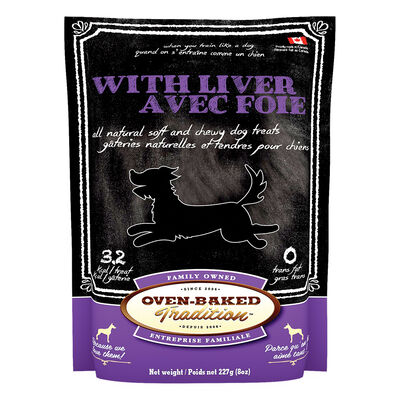 Oven Baked, GF Soft and Chewy Liver - Dog Treats