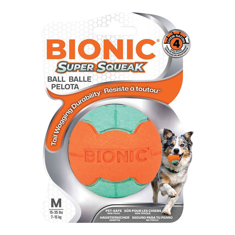 Bionic Super Squeak Ball Dog Toy  image number null