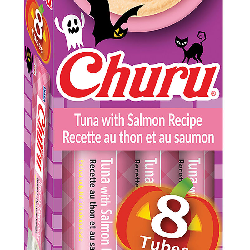 Inaba, Churu Halloween Tuna and Salmon Treats - 8x14g image number null