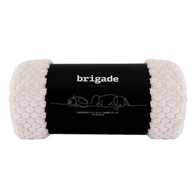 Ultra Soft Fleece Blanket - Off White - 50" x 60"