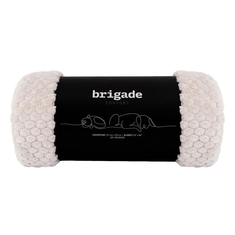Ultra Soft Fleece Blanket - Off White - 50" x 60" image number null