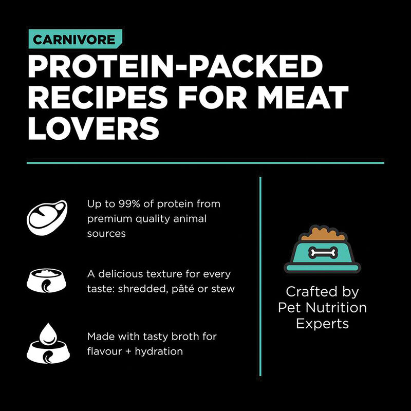 GO! SOLUTIONS, CARNIVORE Grain Free Chicken, Turkey + Duck Stew for dogs - Wet Dog Food image number null