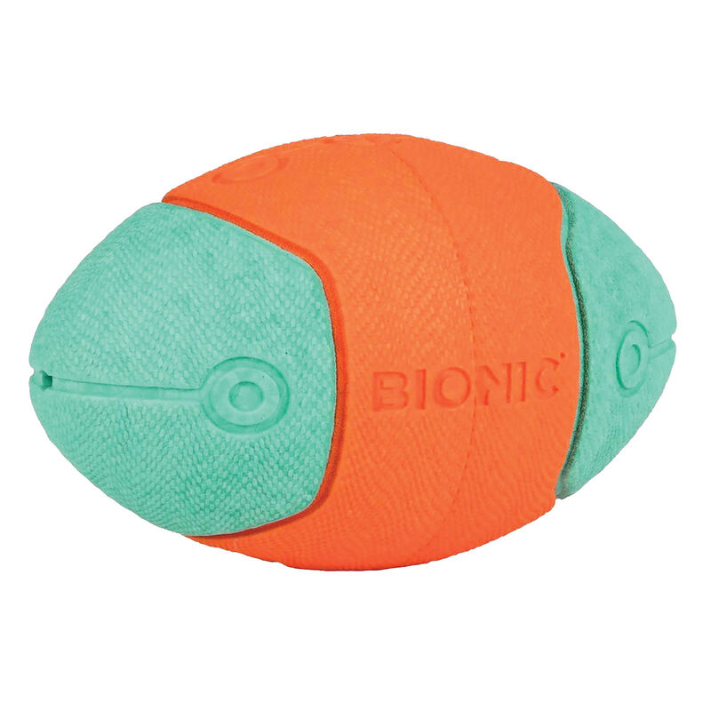 Bionic Super Squeak Football Dog Toy image number null