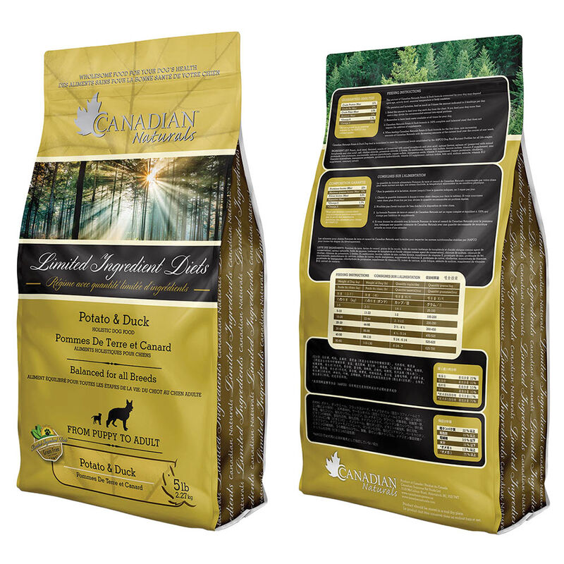Canadian Naturals, Adult - LID - Duck & Potato - Dry Dog Food image number null