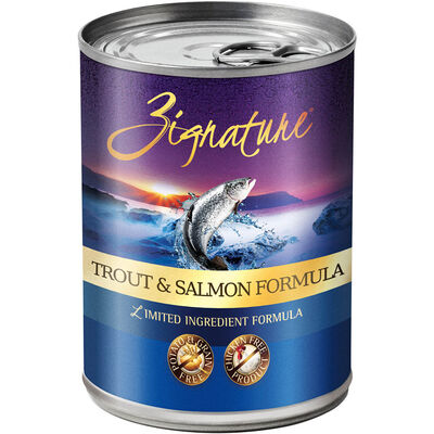 Zignature, Can, Limited Ingredient - Grain Free - Trout & Salmon - 370 g