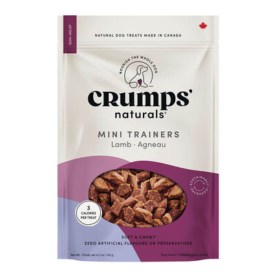 Crumps' Naturals, Mini Trainers Semi Moist Lamb - Dog Treat