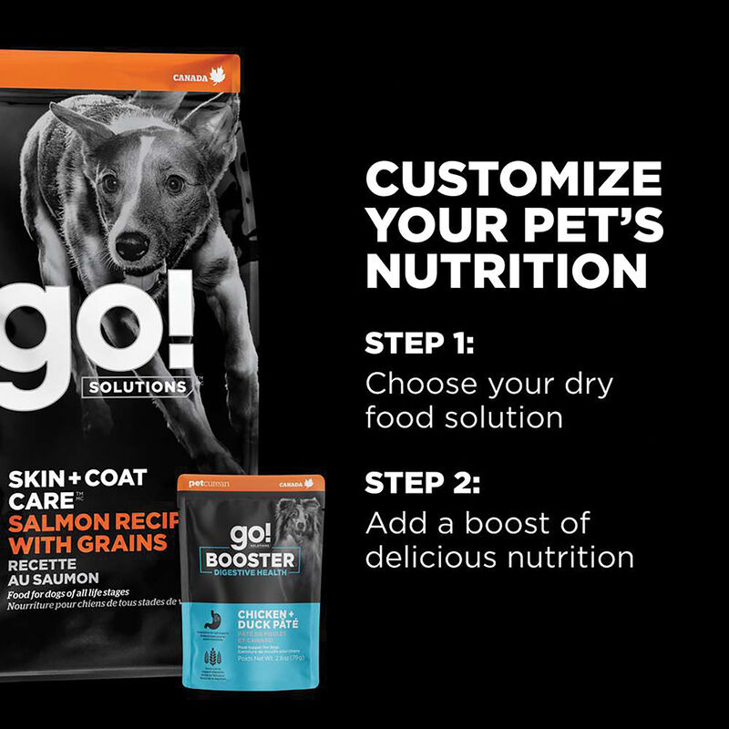 GO! SOLUTIONS,  BOOSTER Digestive Health Chicken + Duck Pate - 78 g - Wet Dog Food image number null