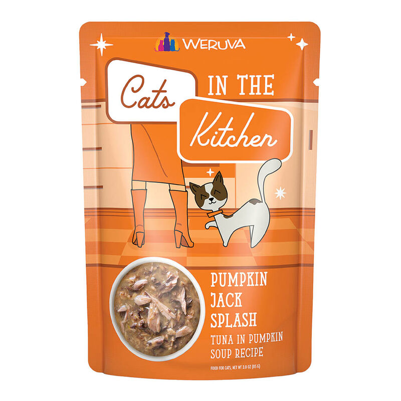 Weruva, Can Feline - Pumpkin Jack Splash - Tuna in Pumpkin Soup - 85g - Shreds - Wet Cat Food image number null