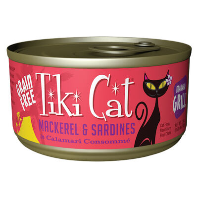 Tiki Cat, Can, Feline Adult - Machaka Grill - Mackeral & Sardines - 79 g