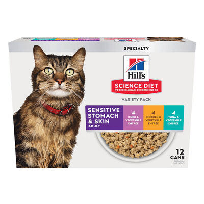 Science Diet, Sensitive Skin & Stomach Variety Pack - Cat Wet Food