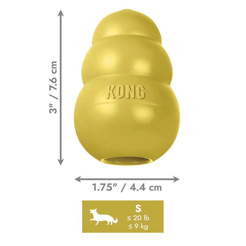 KONG Classic Dog Chew Toy - Gold image number null