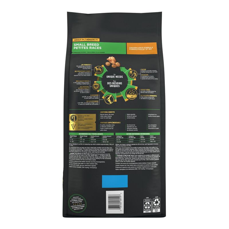 Pro Plan, Small Breed - Shredded Blend Chicken & Rice - Dry Dog Food image number null