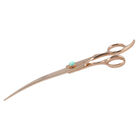 Kenchii, Rose Gold Curved Shears - 8" image number null