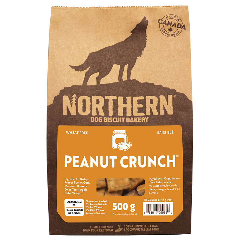 Northern Biscuit, Wheat Free, Peanut Crunch - 500 g - Dog Biscuit image number null
