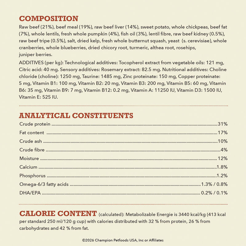 Acana, Limited Ingredient Diet, Beef with Pumpkin Recipe - Dry Dog Food image number null