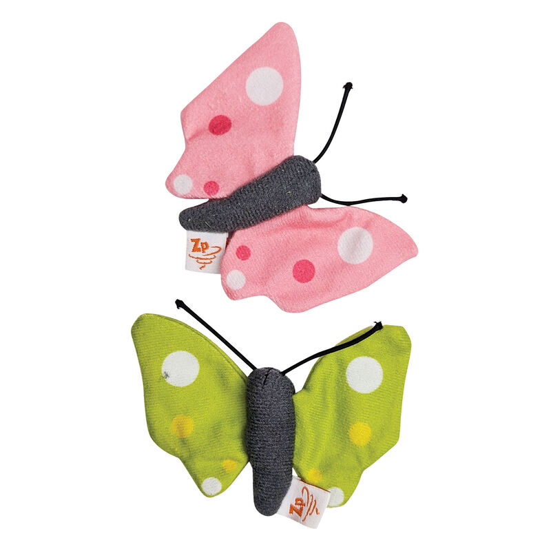 Zoom Toys, Butterflies Catnip Toy Cat Duo image number null