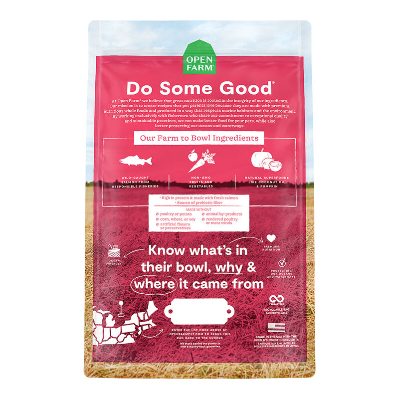 Open Farm, Wild Salmon - 1.81 kg - Dry Dog Food image number null