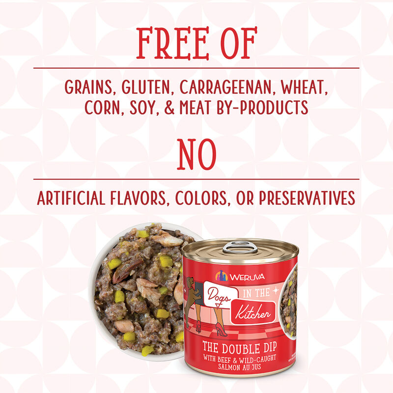 Weruva, Can, Adult - Double Dip - 285 g - Minced - Wet Dog Food image number null