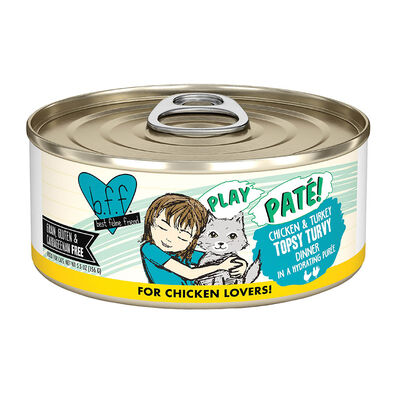 Weruva, Can, Feline Adult - Topsy Turvy Chicken & Turkey - 156 g - Pate - Wet Cat Food