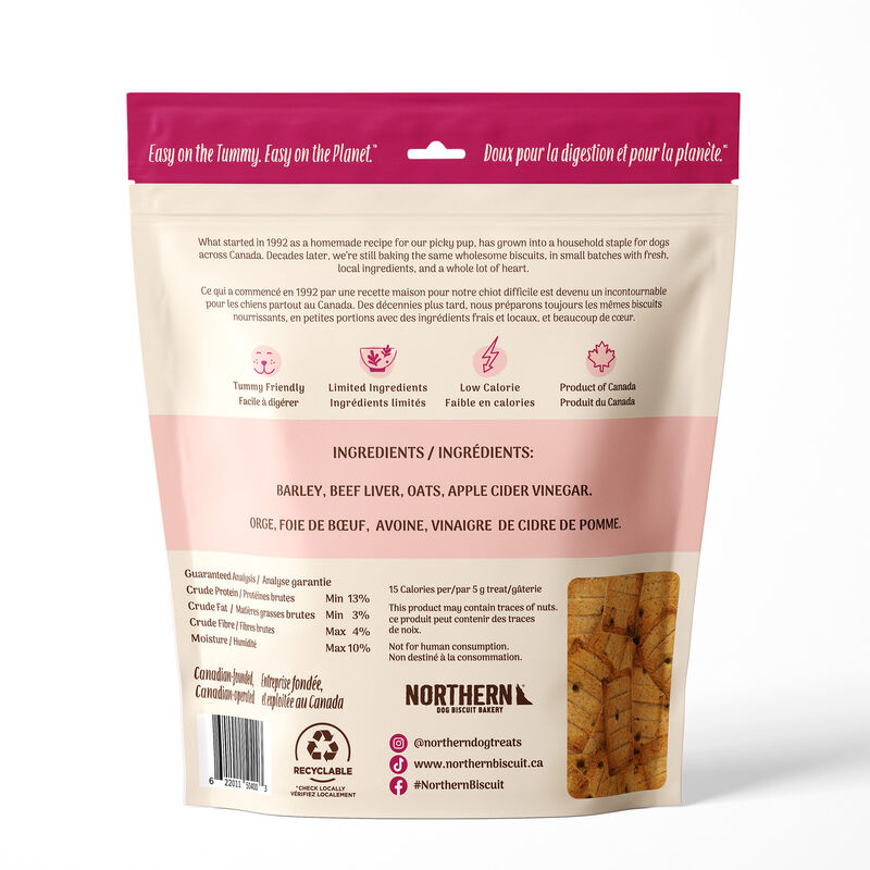 Northern Biscuit, Wheat Free, Liverlicious - 500 g - Dog Biscuit image number null