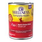 Wellness, Canned Cat Food, Complete Health, Beef & Chicken - Wet Cat Food image number null