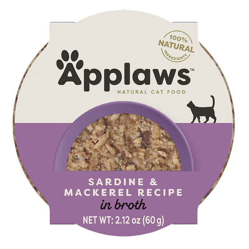 Applaws, Pot, Feline Adult - Sardine w/ Mackerel - 60 g - Wet Cat Food image number null