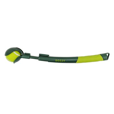 Bozzy Adjustable Ball Launcher with Ball Dog Toy