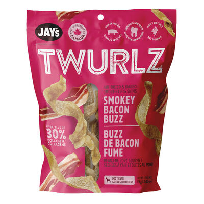 Jay's Tasty Adventures, Twurlz Smokey Bacon - Dog Treats