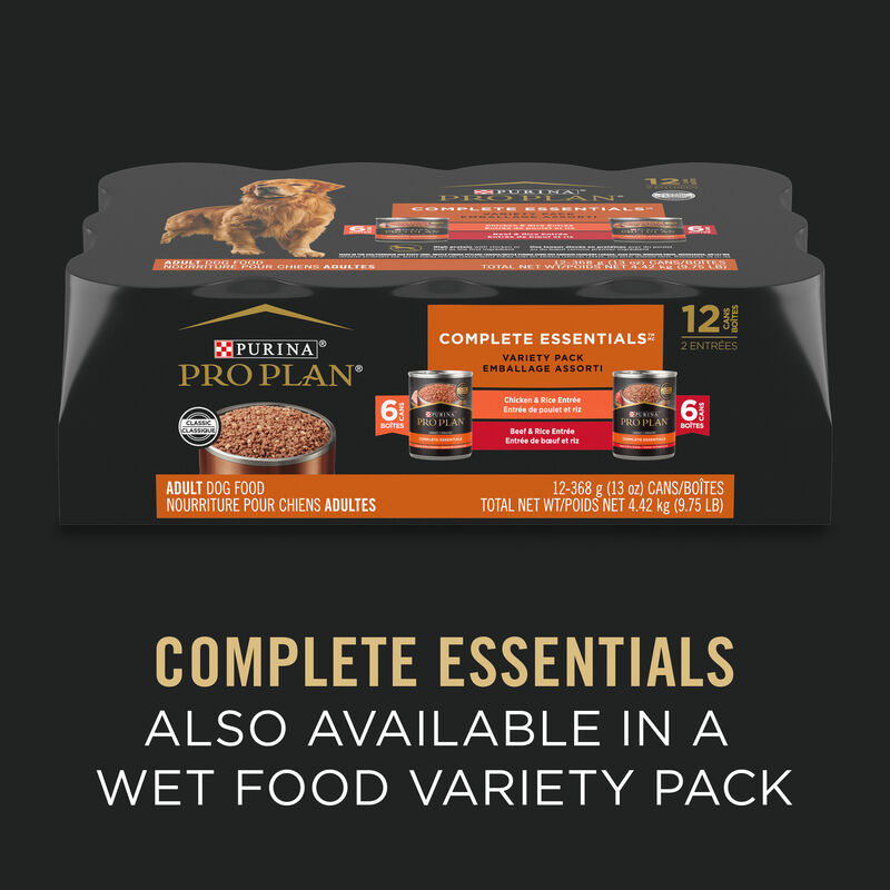 Pro Plan, Adult Complete Essentials - Turkey & Vegetables - 368 g - Wet Dog Food image number null