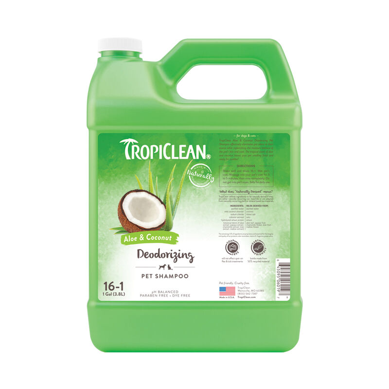 Tropiclean, Aloe & Coconut Shampoo image number null
