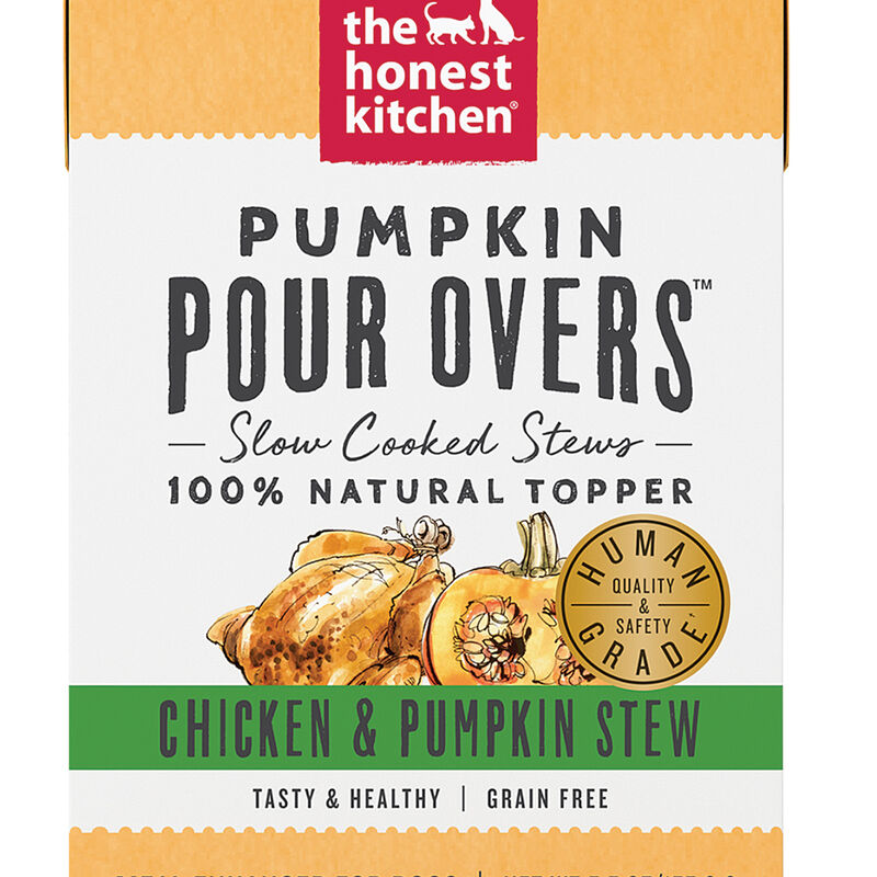 The Honest Kitchen, Pumpkin Pour Overs , Chicken Stew - Wet Dog Food image number null