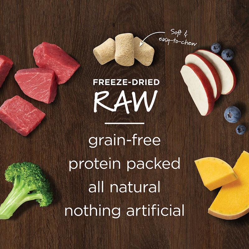 Instinct, Adult  Raw Boost Mixers  Natural Beef  170 g - Freeze Dried Dog Food image number null
