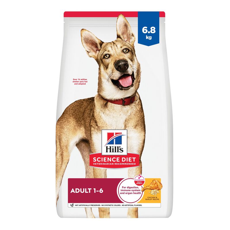 Science Diet, Adult Dog Chicken & Barley image number null