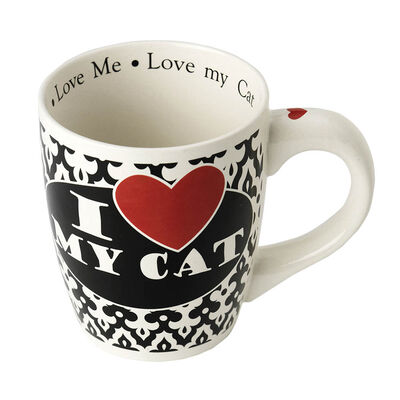 PetRageous, I Love My Cat Mug - 28 oz