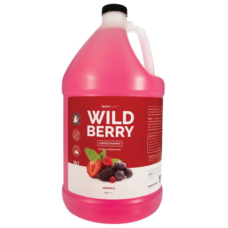 Bark 2 Basics, Wild Berry Shampoo - Gal image number null