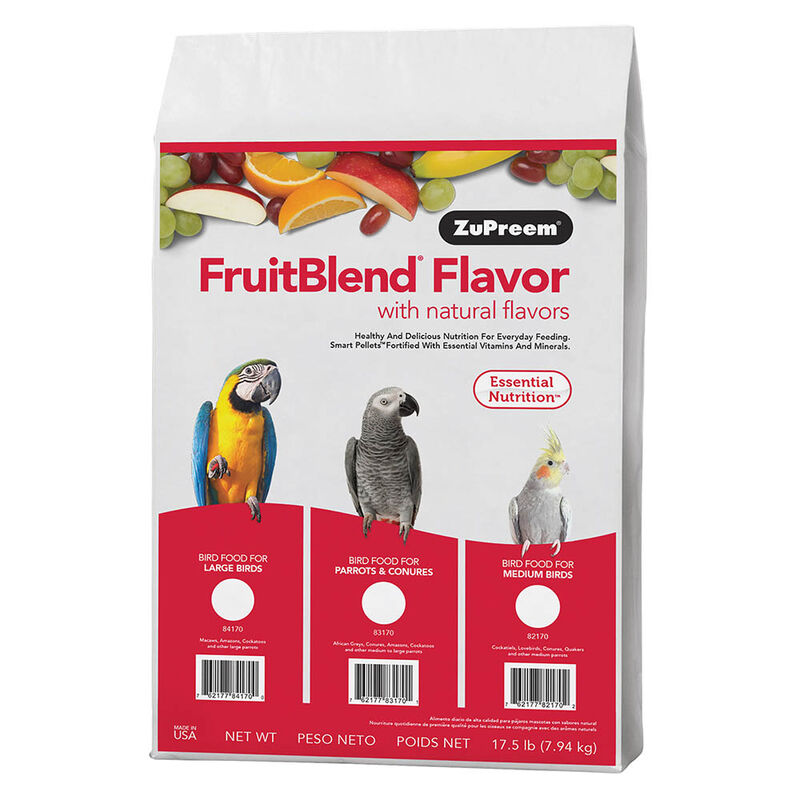Zupreem, Fruitblend with Natural Fruit Flavours, Parrot & Conure image number null