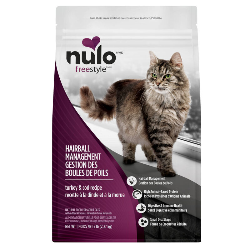 Nulo, FreeStyle Hairball Management Turkey & Cod - Cat Dry Food image number null