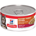 Science Diet, Adult Savory Turkey Canned Cat Food, 156 g - Wet Cat Food image number null