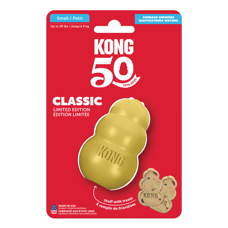 KONG Classic Dog Chew Toy - Gold image number null