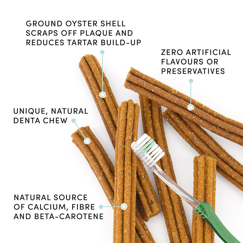 Crumps' Naturals, Bacon Style Plaque Busters - 7" - 10pk - Dog Treat image number null