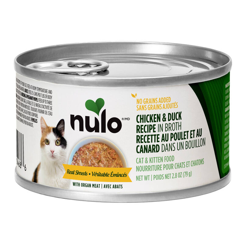 Nulo, Real Shreds Chicken & Duck in Broth - Cat Wet Food image number null