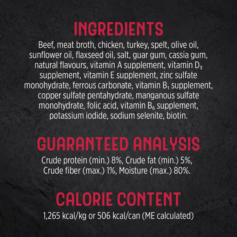 Nutrience, Trattoria - Beef with Spelt Recipe - Wet Dog Food image number null