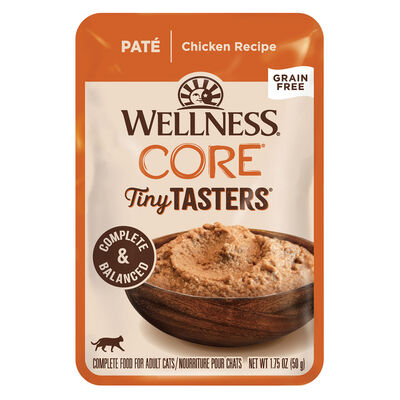 Wellness, Pouch, Feline Adult - Core Tiny Tasters - Chicken - 50 g - Wet Cat Food