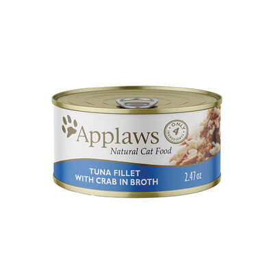 Applaws, Can, Feline Adult - Tuna w/ Crab - 70 g - Wet Cat Food
