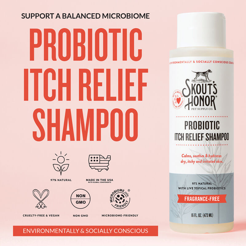 Skouts Honor, Probiotic Itch Relief Shampoo - 16oz image number null