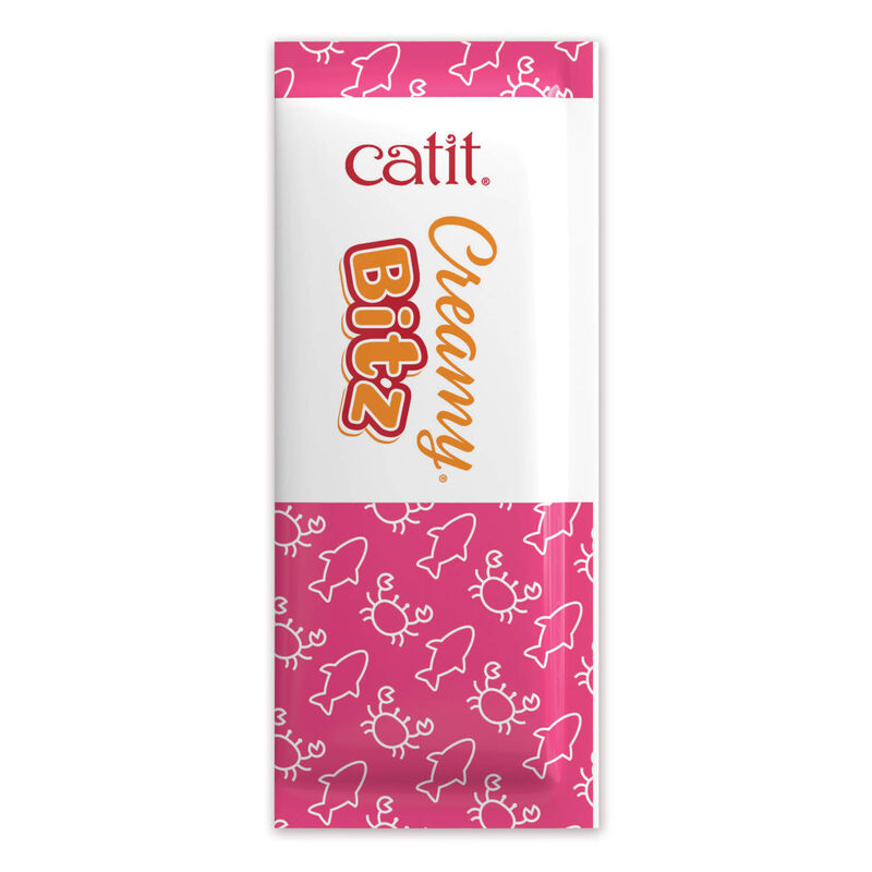 Catit, Creamy Bitz Tuna & Crab Recipe &ndash; 4x12 g Cat Treat image number null