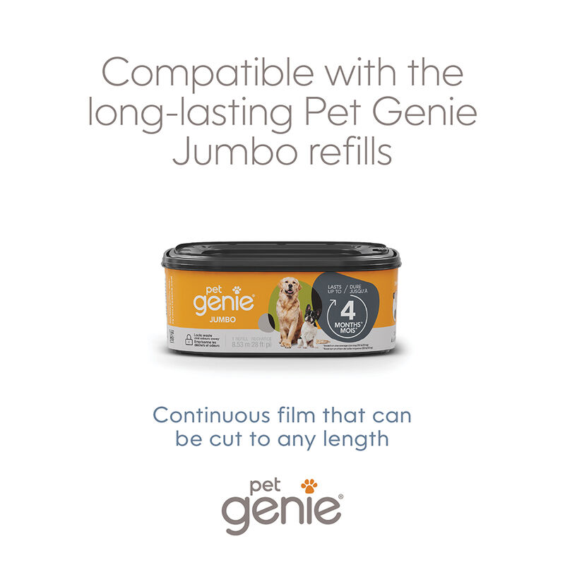 Pet Genie, Dog Waste Disposal System, Jumbo Refill (Up To 4 Months) image number null
